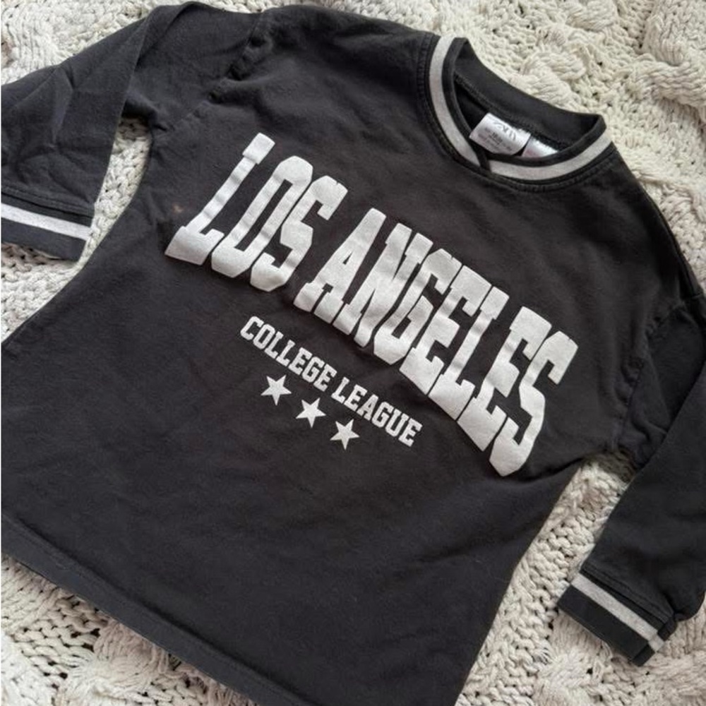 Zara Kids Black Long Sleeve Shirt 18/24m